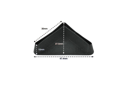 30x30mm Angle Iron End Caps, Made in Germany - Keay Vital Parts