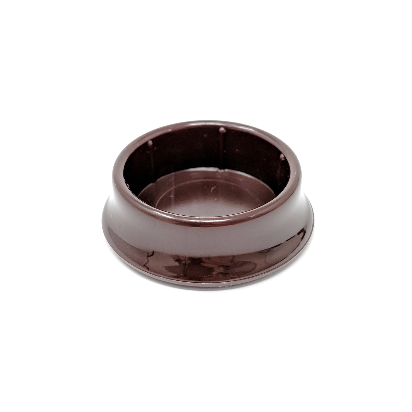 40mm Brown Round Furniture Leg Cups Floor Carpet Protector - Made in Germany - Keay Vital Parts