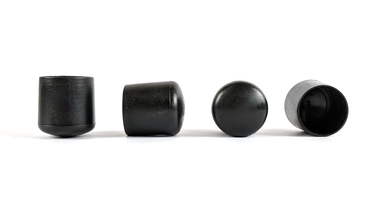 22mm Round Plastic Ferrules End Caps - Made in Germany - Keay Vital Parts
