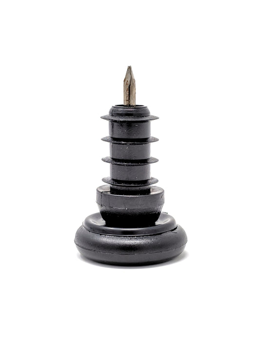 Metal Chair Leg Inserts Nylon Gliders (For tubes with 10mm Inside Diameter - Pad Size 23mm) Made in Germany | Keay Vital Parts - Keay Vital Parts