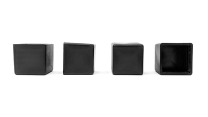 30x30mm Square Plastic Ferrules End Caps for Tubes Pipes Made in Germany - Keay Vital Parts