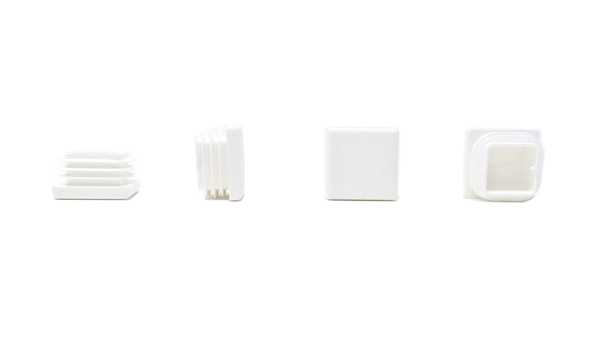 Square Tube Inserts 28mm x 28mm White | Made in Germany | Keay Vital Parts - Keay Vital Parts