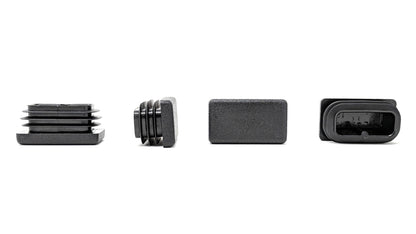 Rectangular Tube Inserts 35mm x 20mm Black | Made in Germany | Keay Vital Parts - Keay Vital Parts
