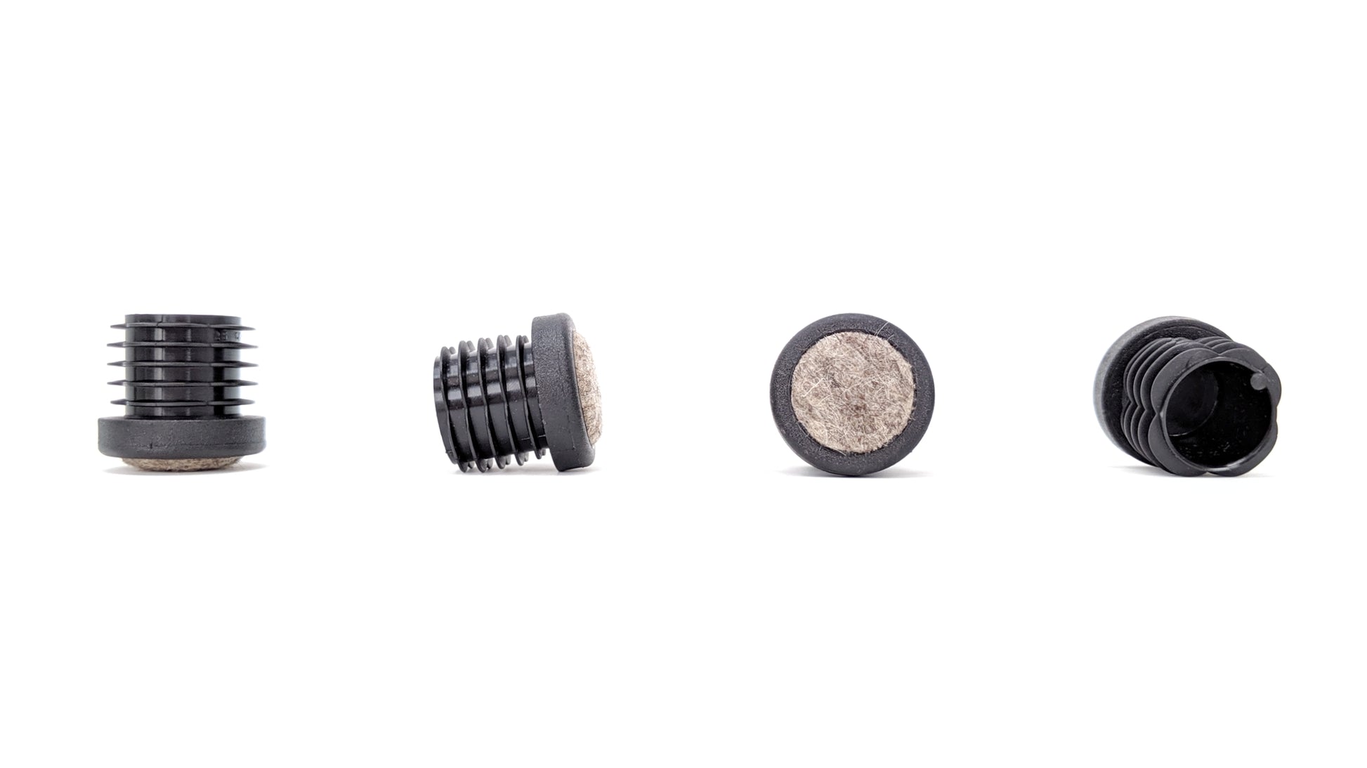 Tube Insert Felt Pads for Metal Chair & Furniture Legs 25mm  | Made in Germany | Keay Vital Parts - Keay Vital Parts