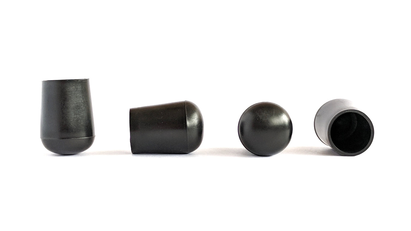 12mm Round Plastic Ferrules End Caps - Made in Germany - Keay Vital Parts