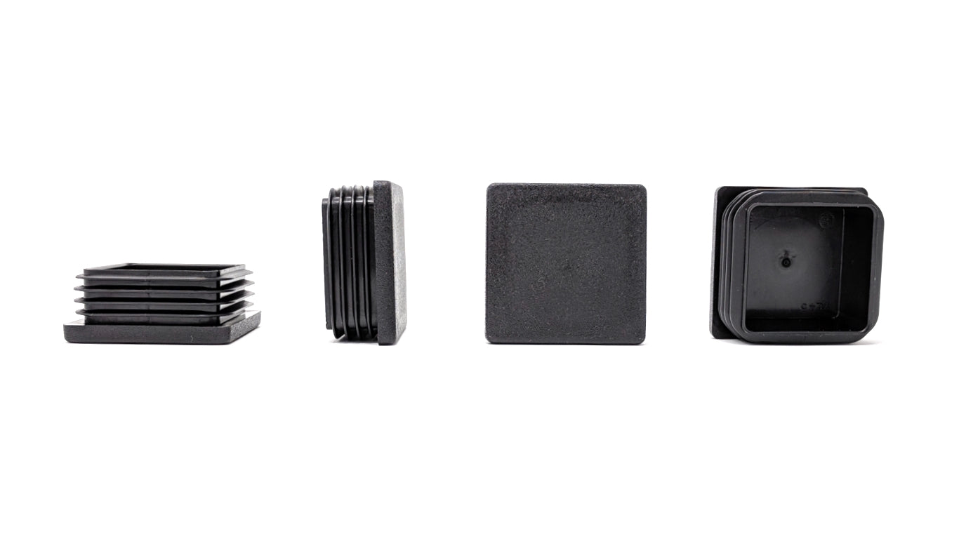 Square Tube Inserts 45mm x 45mm Black | Made in Germany | Keay Vital Parts - Keay Vital Parts