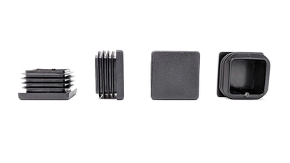 Square Tube Inserts 35mm x 35mm Black | Made in Germany | Keay Vital Parts - Keay Vital Parts