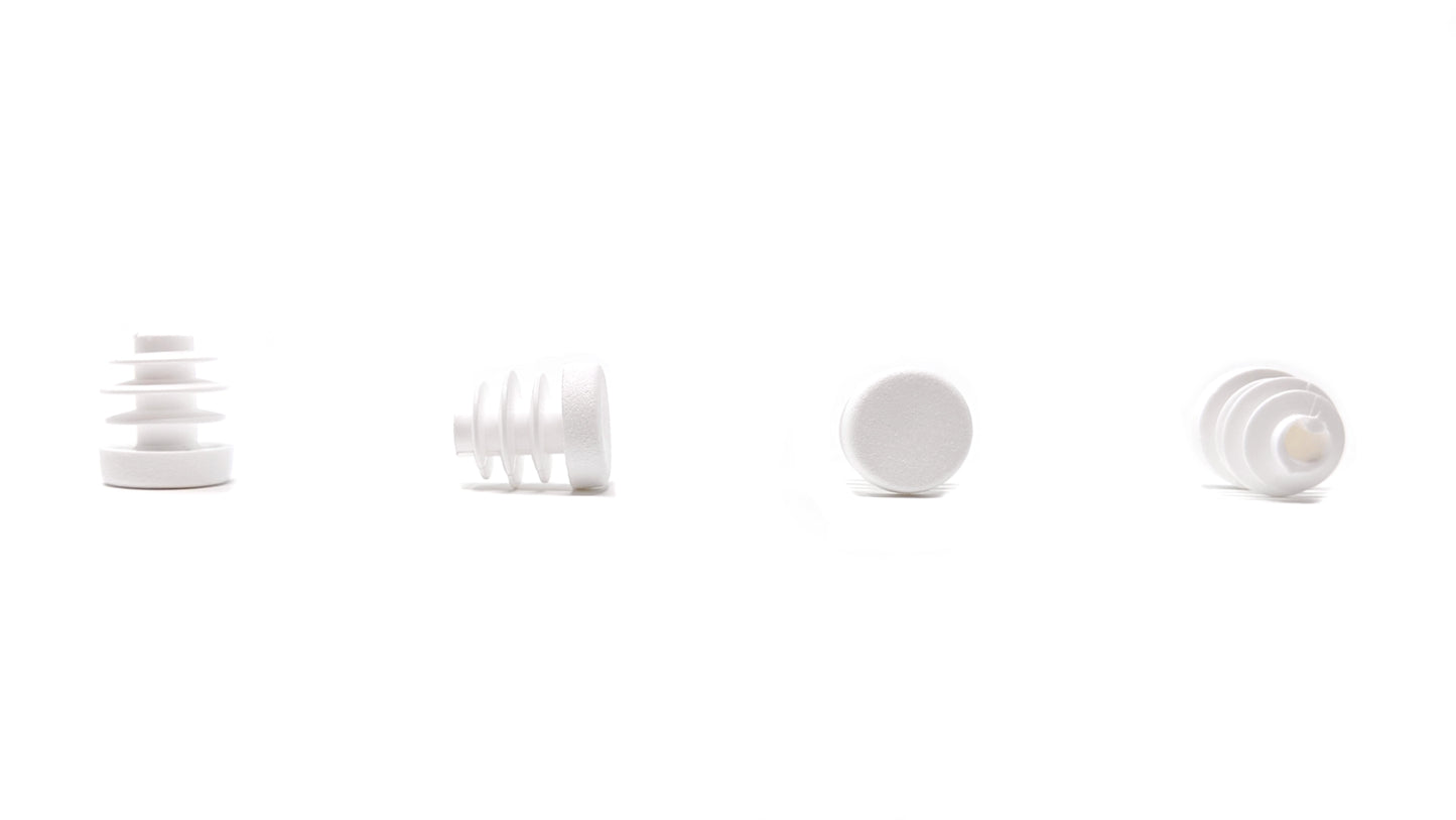 Round Tube Inserts 13mm White | Made in Germany | Keay Vital Parts - Keay Vital Parts