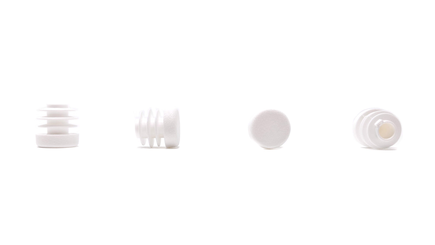 Round Tube Inserts 16mm White | Made in Germany | Keay Vital Parts - Keay Vital Parts