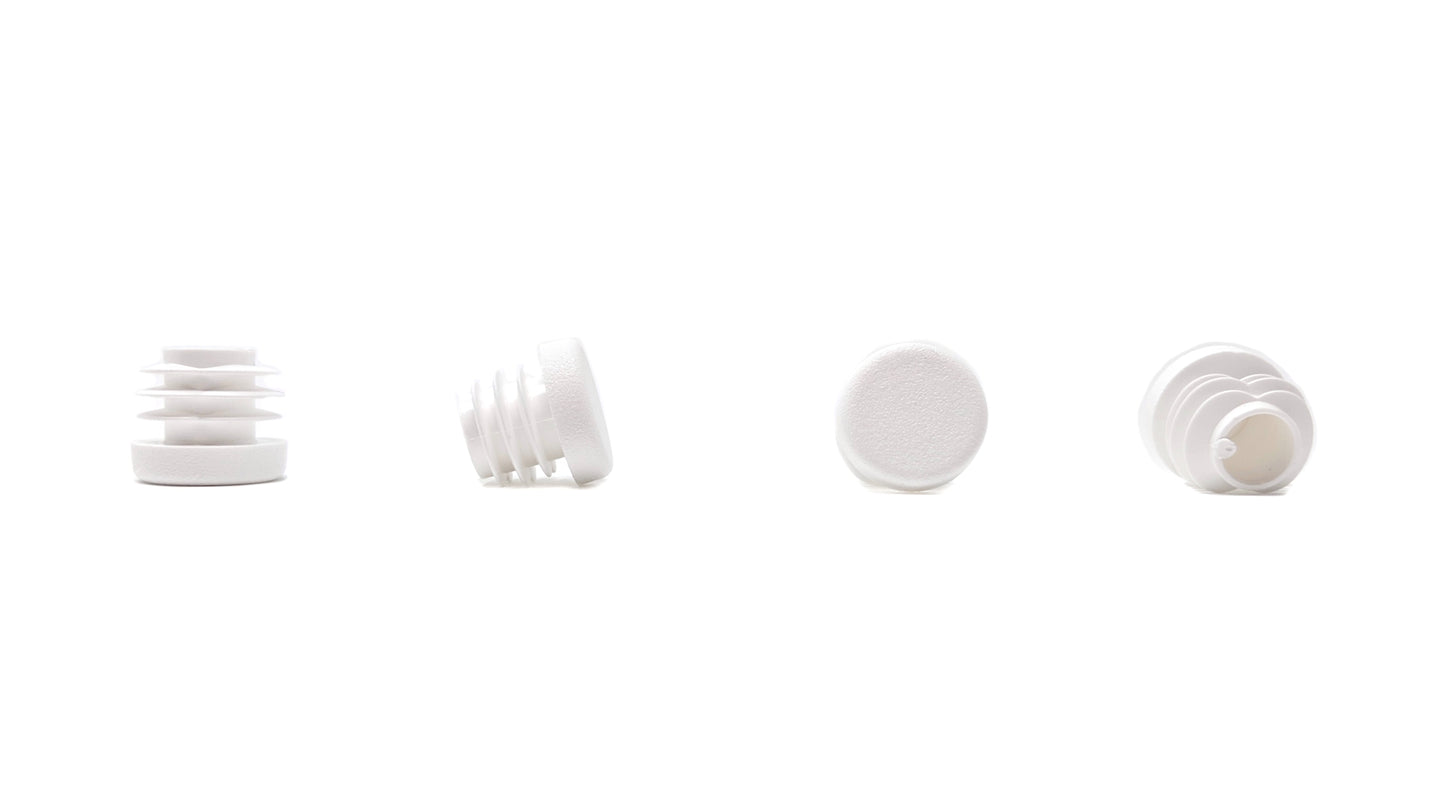 Round Tube Inserts 19mm White | Made in Germany | Keay Vital Parts - Keay Vital Parts