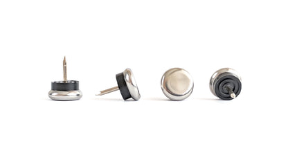18mm Stainless Steel Furniture Gliders - Made in Germany - Keay Vital Parts