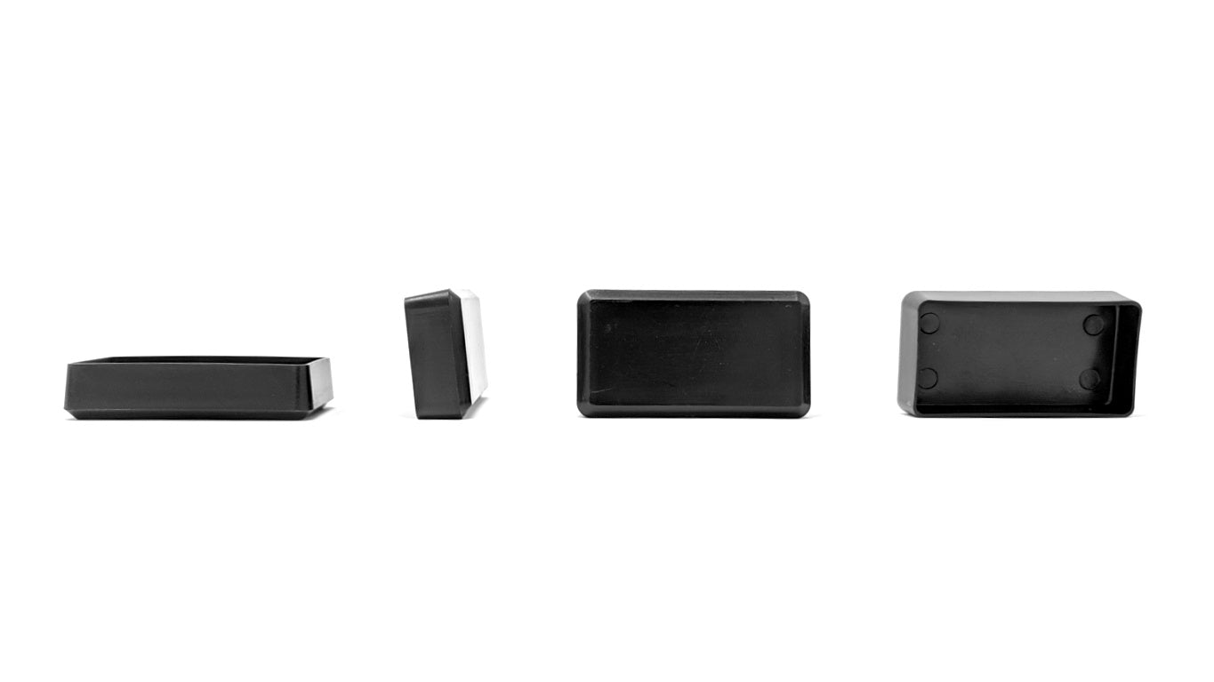 40x20mm Rectangle Plastic Ferrules End Caps for Tubes Pipes Made in Germany - Keay Vital Parts