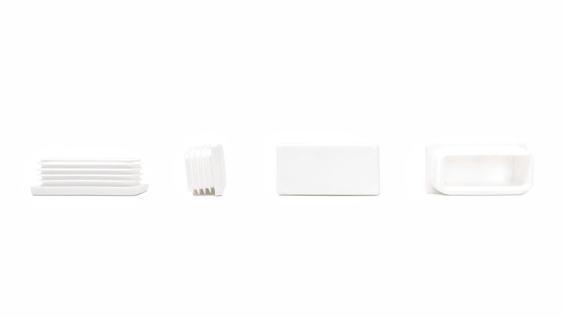 Rectangular Tube Inserts 60mm x 30mm White | Made in Germany | Keay Vital Parts - Keay Vital Parts