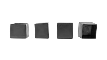 25x25mm Square Plastic Ferrules End Caps for Tubes Pipes Made in Germany - Keay Vital Parts