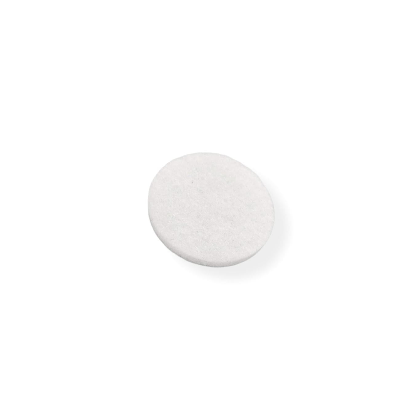 Felt Pads - White Self Adhesive Stick on Felt - Round 17mm Diameter - Made in Germany - Keay Vital Parts