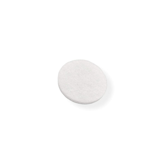 Felt Pads - White Self Adhesive Stick on Felt - Round 17mm Diameter - Made in Germany - Keay Vital Parts