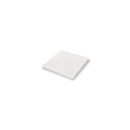 Felt Pads, Square Stick-On 20mm x 20mm, White - Made in Germany
