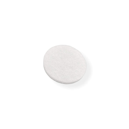 Felt Pads - White Self Adhesive Stick on Felt - Round 22mm Diameter - Made in Germany - Keay Vital Parts