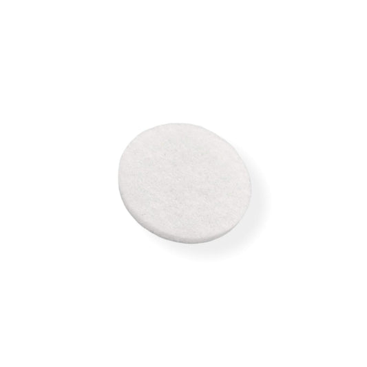 Felt Pads - White Self Adhesive Stick on Felt - Round 25mm Diameter - Made in Germany - Keay Vital Parts