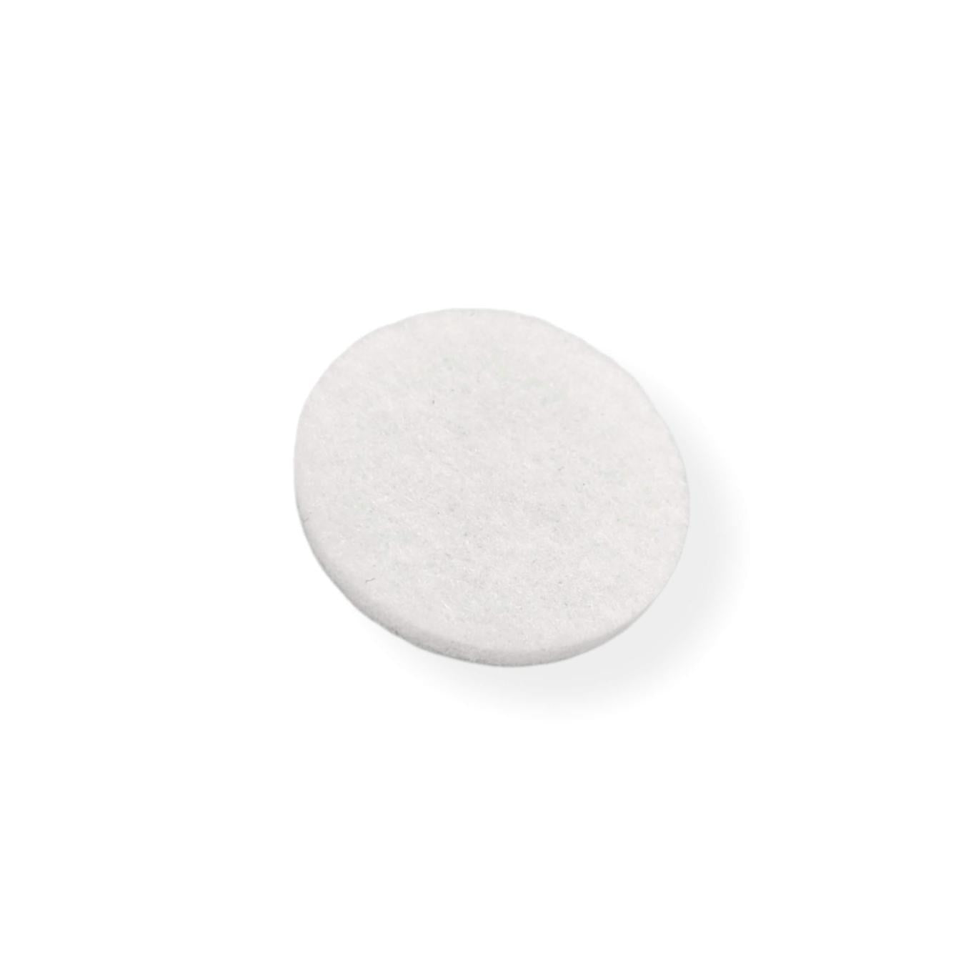 Felt Pads - White Self Adhesive Stick on Felt - Round 30mm Diameter - Made in Germany - Keay Vital Parts