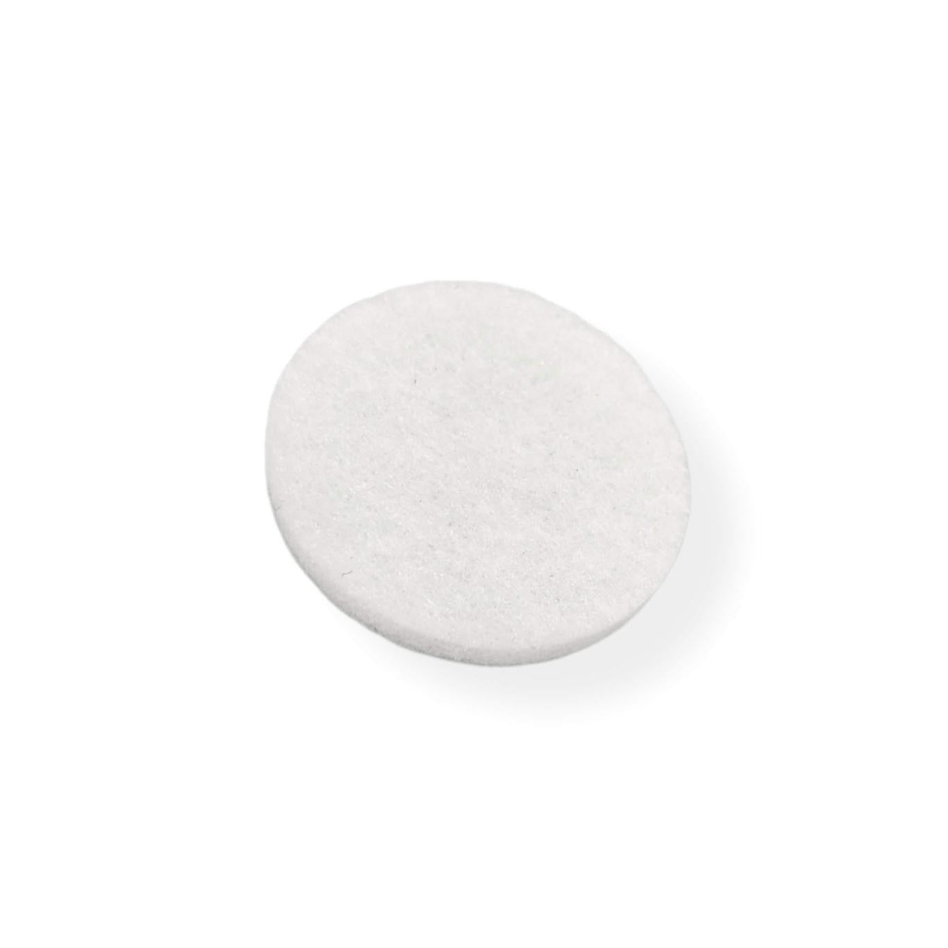 Felt Pads - White Self Adhesive Stick on Felt - Round 35mm Diameter - Made in Germany - Keay Vital Parts