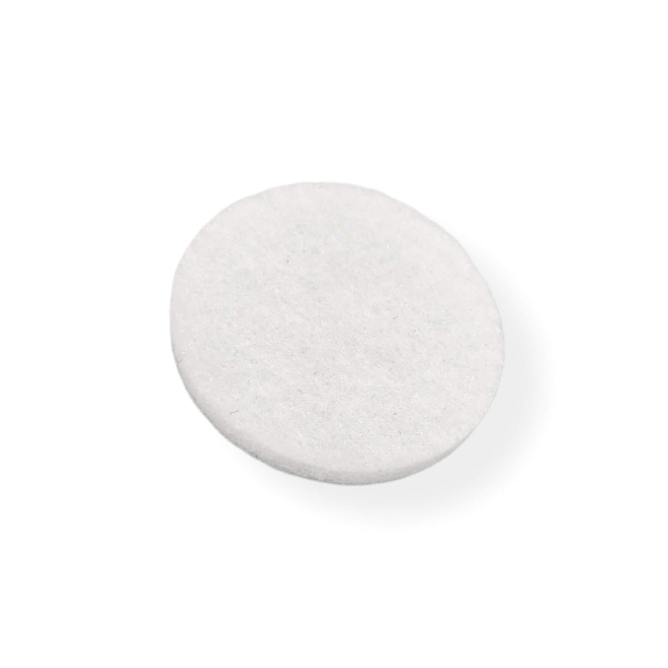 Felt Pads - White Self Adhesive Stick on Felt - Round 40mm Diameter - Made in Germany - Keay Vital Parts