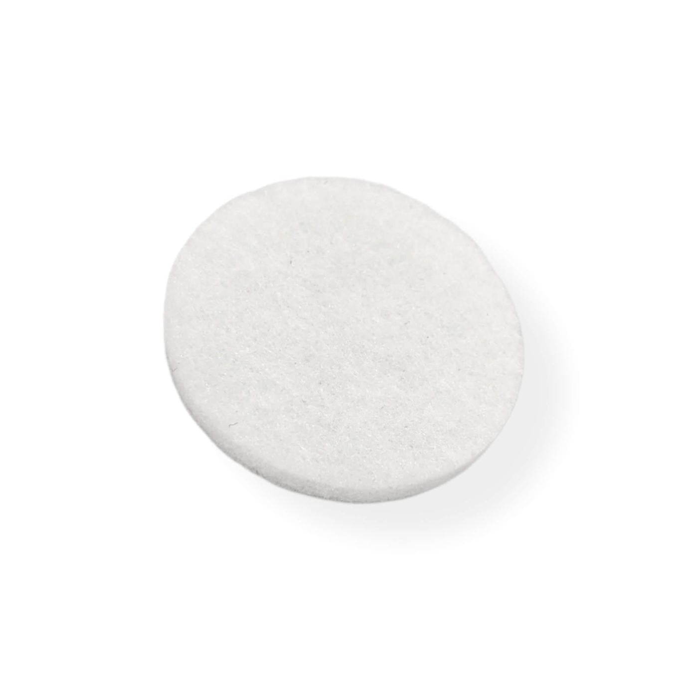 Felt Pads - White Self Adhesive Stick on Felt - Round 42mm Diameter - Made in Germany - Keay Vital Parts