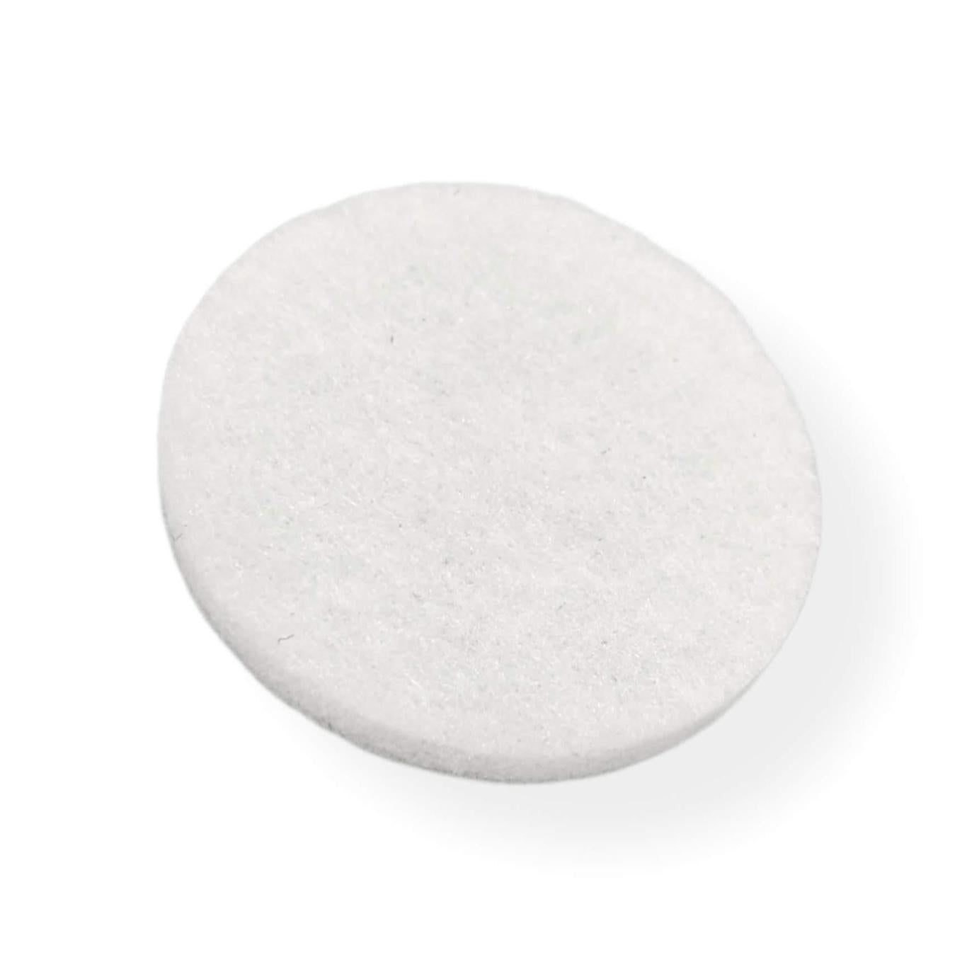 Felt Pads - White Self Adhesive Stick on Felt - Round 60mm Diameter - Made in Germany - Keay Vital Parts