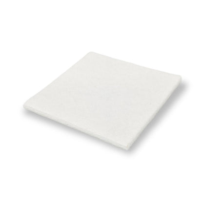 Felt Pads, Square Stick-On 60mm x 60mm, White - Made in Germany
