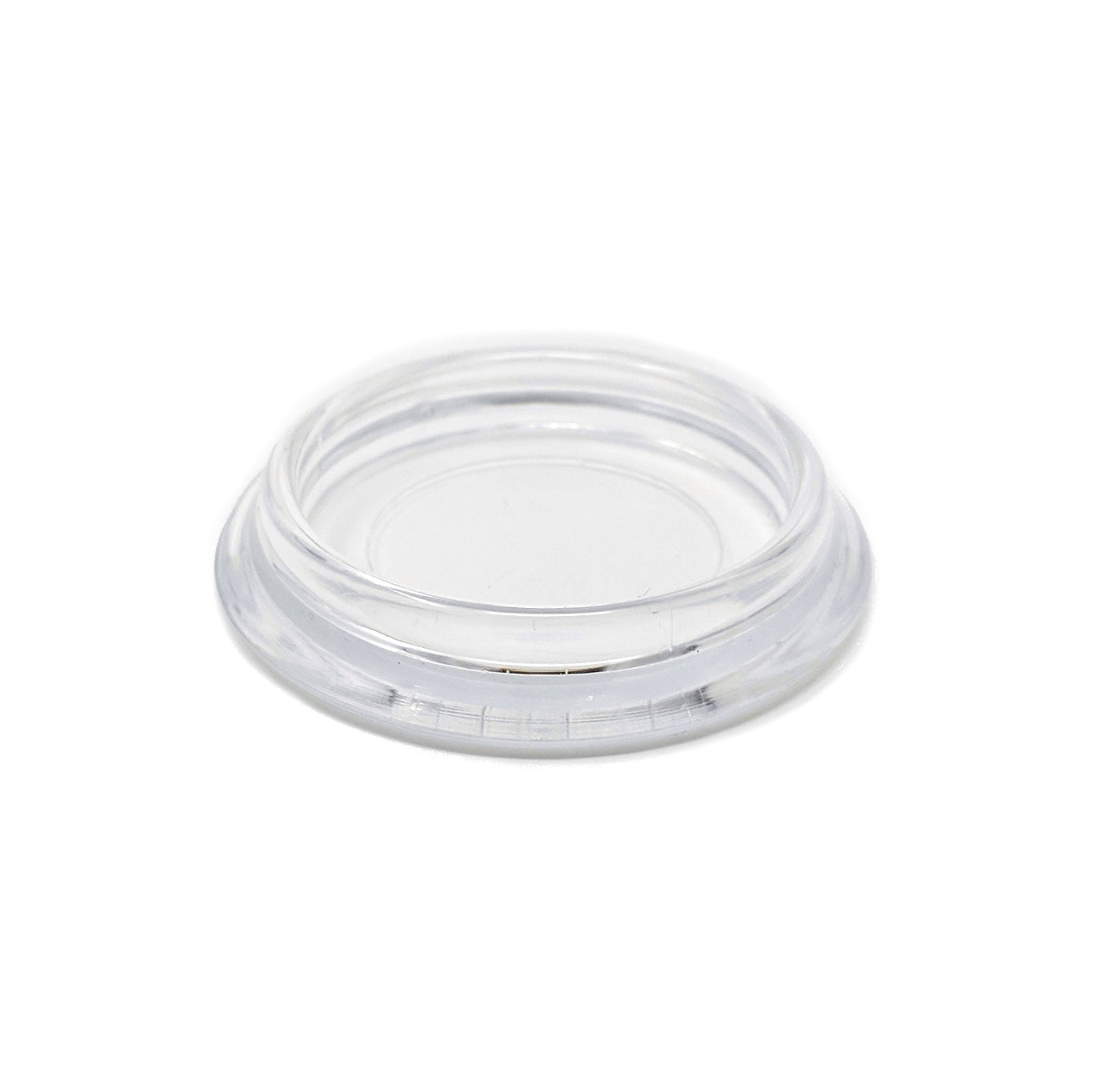 40mm Clear Round Furniture Leg Cups Floor Carpet Protector - Made in Germany - Keay Vital Parts