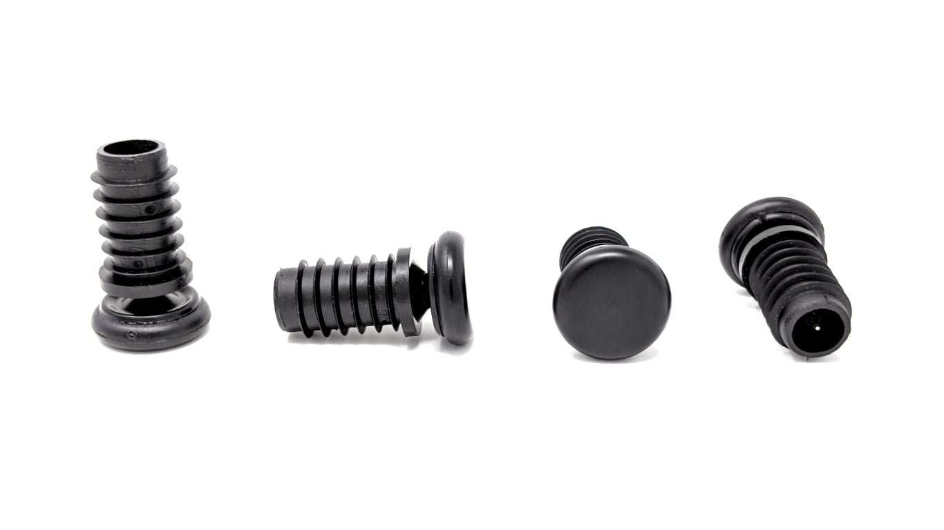 Metal Chair Leg Inserts Nylon Gliders (For tubes with 15mm Inside Diameter - Pad Size 23mm) Made in Germany | Keay Vital Parts - Keay Vital Parts