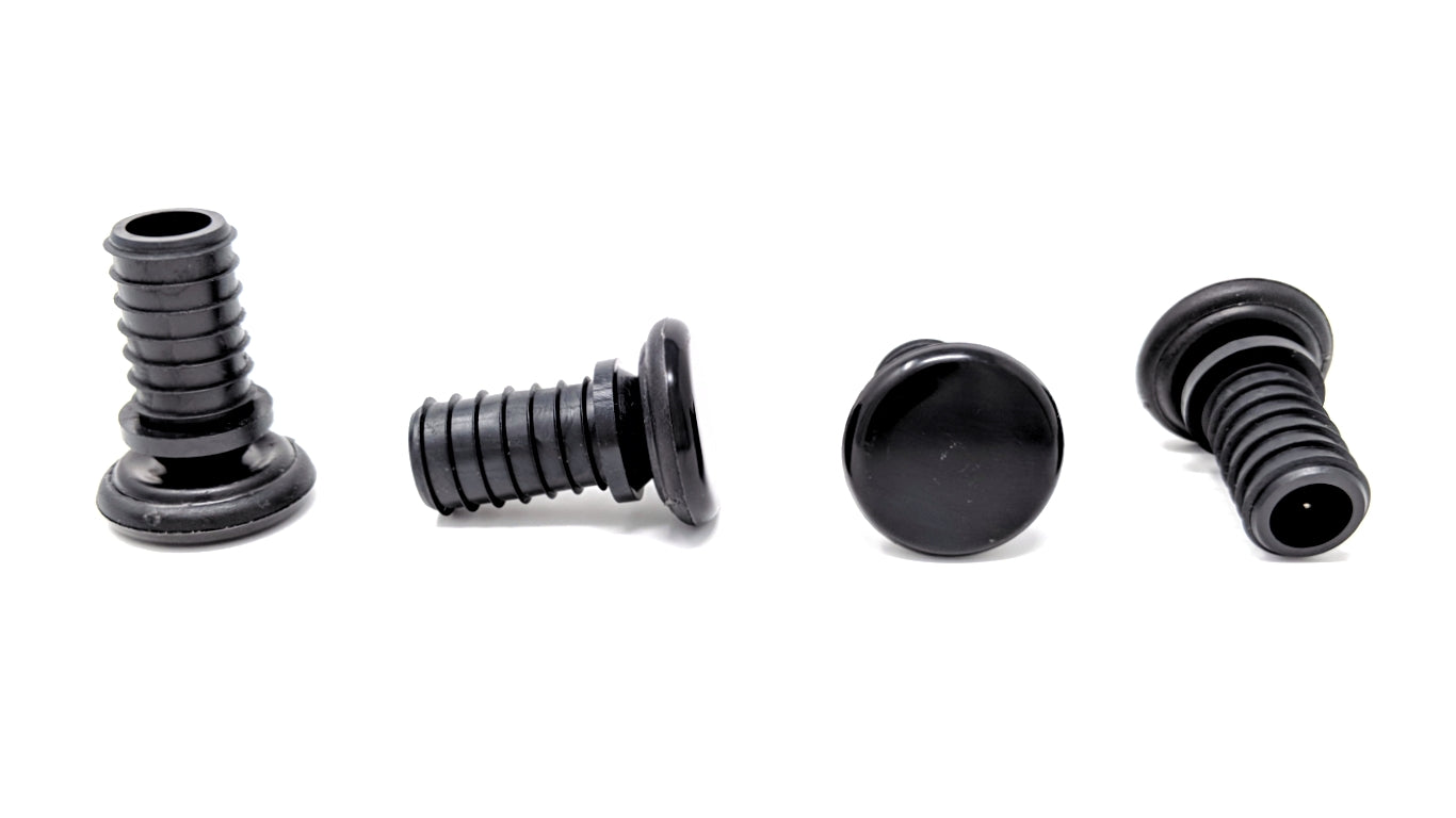 Metal Chair Leg Inserts Nylon Gliders (For tubes with 15mm Inside Diameter - Pad Size 27mm) Made in Germany | Keay Vital Parts - Keay Vital Parts