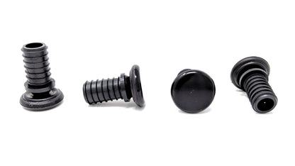 Metal Chair Leg Inserts Nylon Gliders (For tubes with 15mm Inside Diameter - Pad Size 27mm) Made in Germany | Keay Vital Parts - Keay Vital Parts