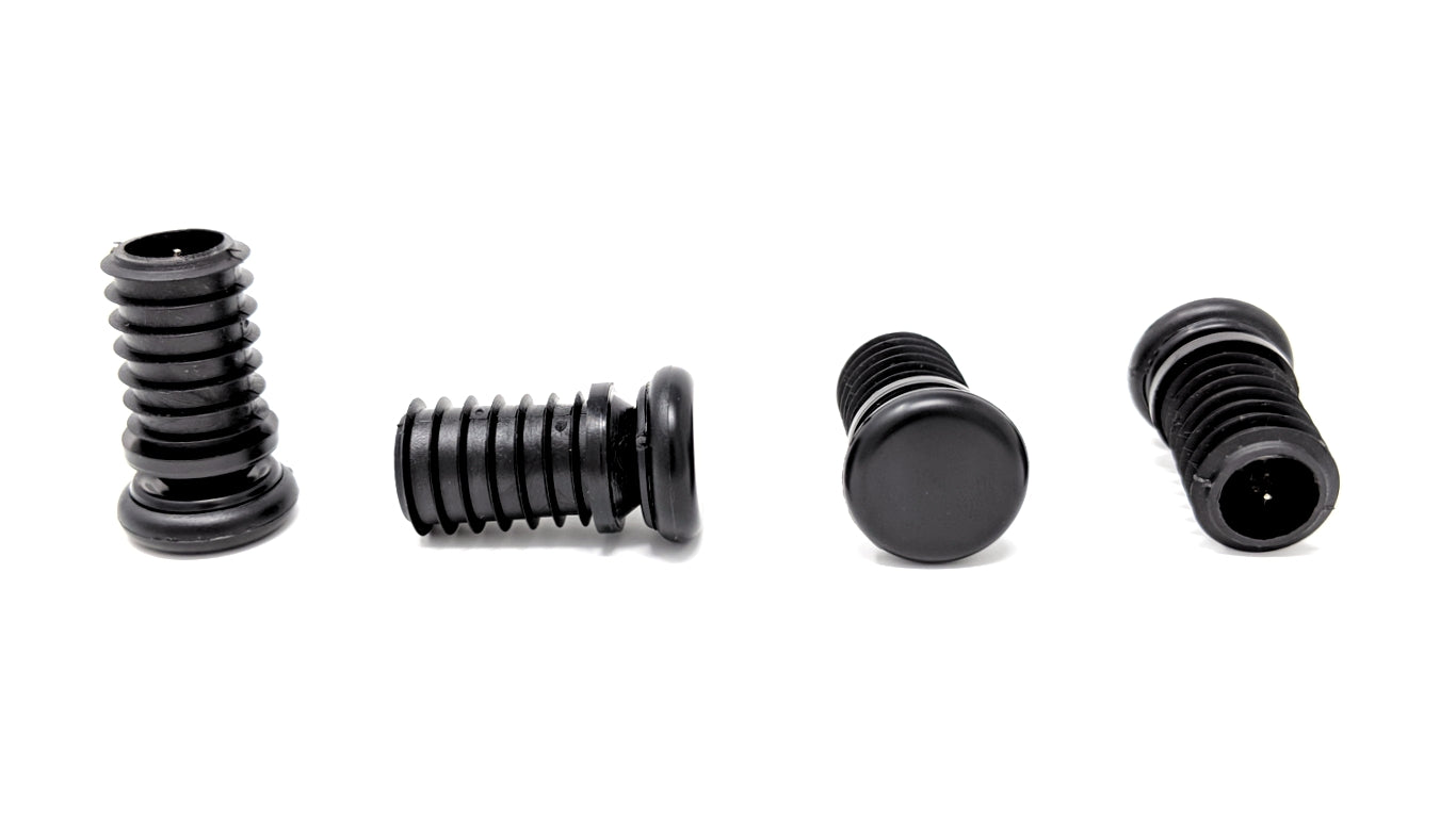 Metal Chair Leg Inserts Nylon Gliders (For tubes with 16mm Inside Diameter - Pad Size 23mm) Made in Germany | Keay Vital Parts - Keay Vital Parts