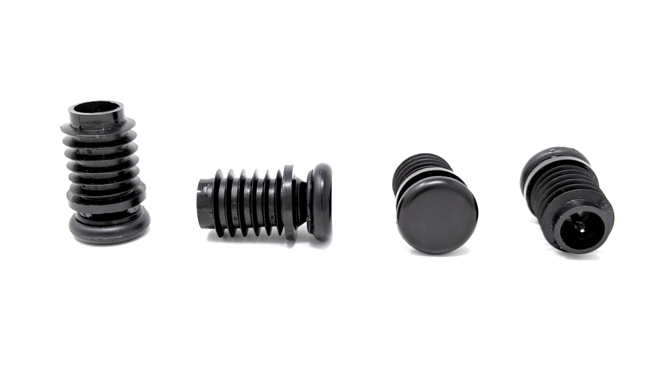 Metal Chair Leg Inserts Nylon Gliders (For tubes with 18mm Inside Diameter - Pad Size 23mm) Made in Germany | Keay Vital Parts - Keay Vital Parts