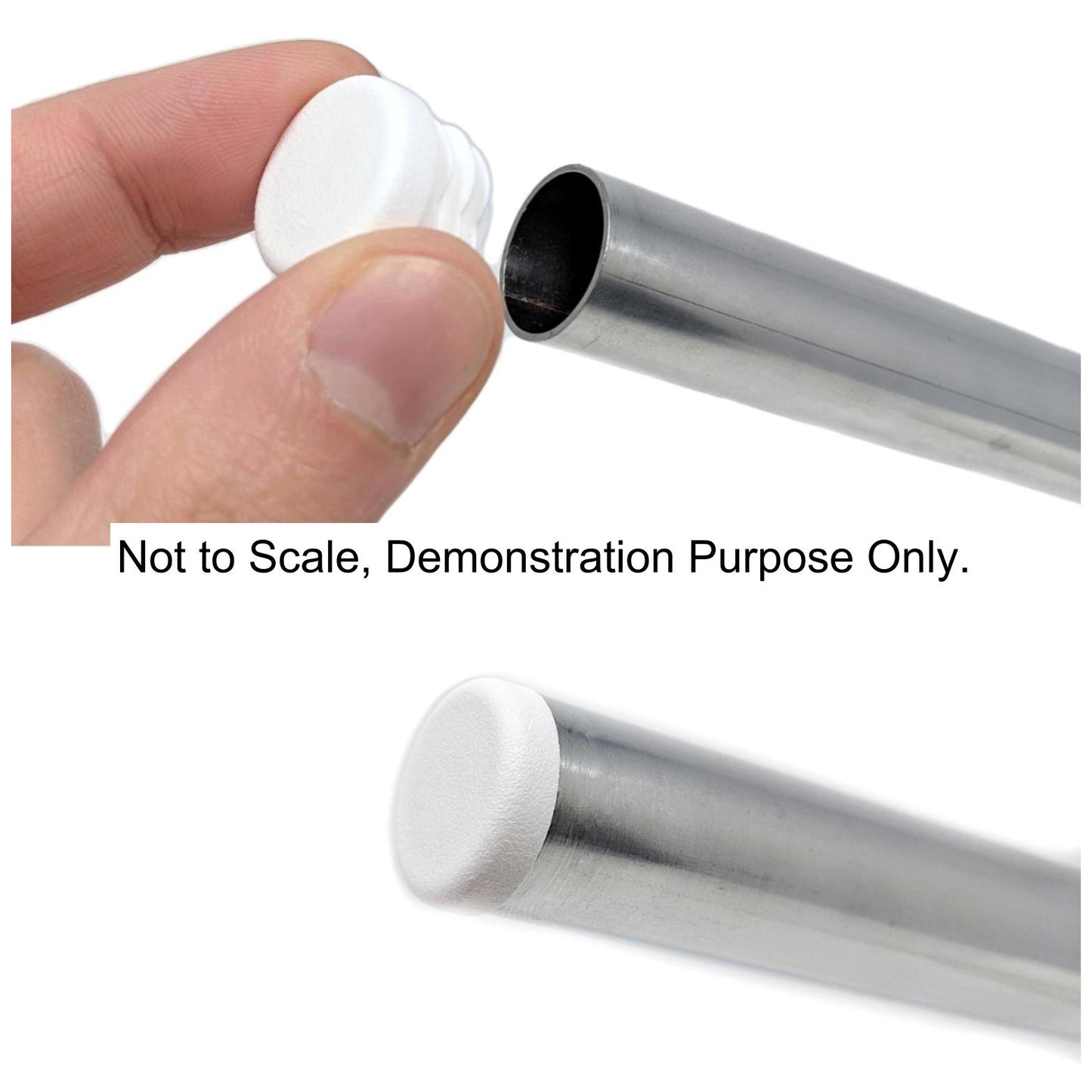 Round Tube Inserts 36mm White | Made in Germany | Keay Vital Parts - Keay Vital Parts