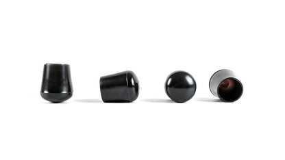 16mm Black Rubber Ferrules with Steel Base Insert - Made in Germany - Keay Vital Parts