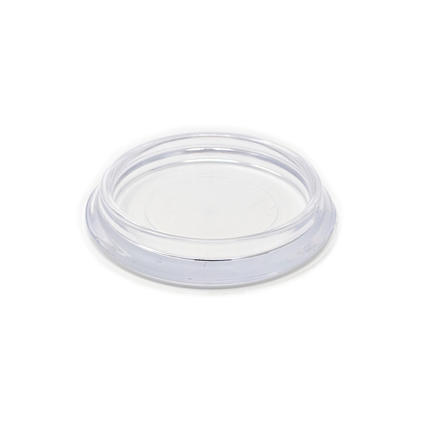 50mm Clear Round Furniture Leg Cups Floor Carpet Protector - Made in Germany - Keay Vital Parts
