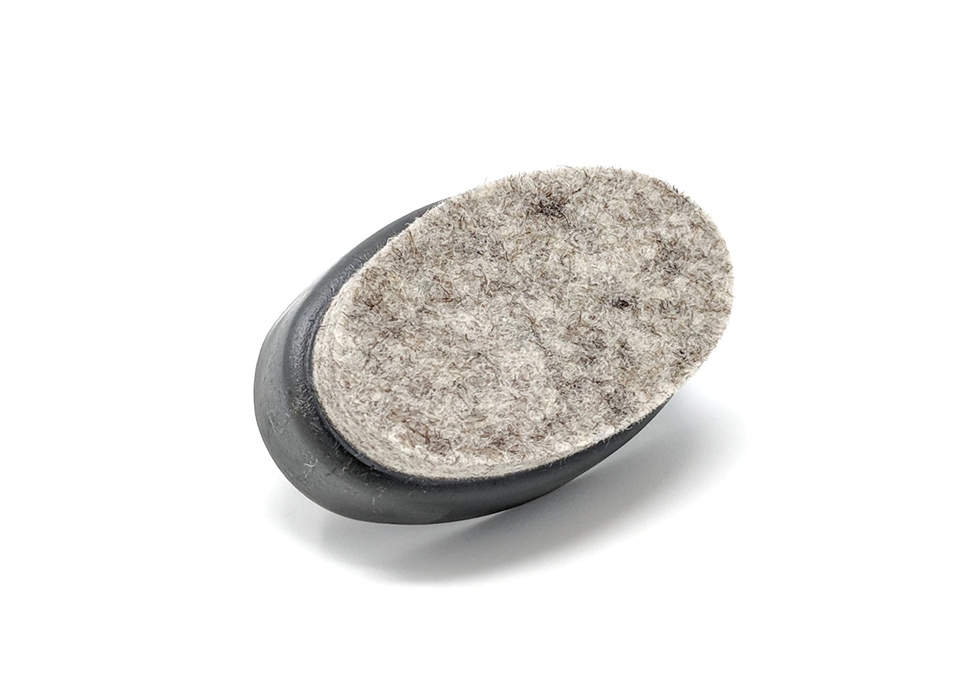 40x25mm Oval Nail in Felt Glides - Made in Germany - Keay Vital Parts