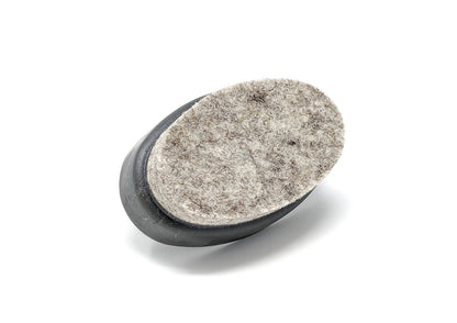 40x25mm Oval Nail in Felt Glides - Made in Germany - Keay Vital Parts