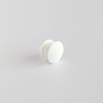 Thin Head Round Tube Insert 12mm White  | Made in Germany | Keay Vital Parts - Keay Vital Parts