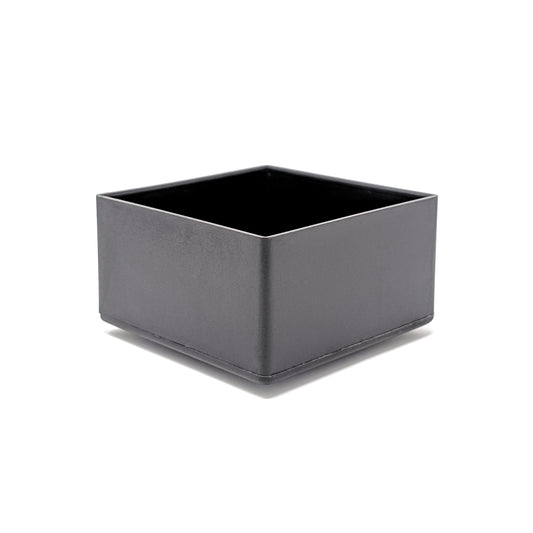 50x50mm Square Plastic Ferrules End Caps for Tubes Pipes Made in Germany - Keay Vital Parts
