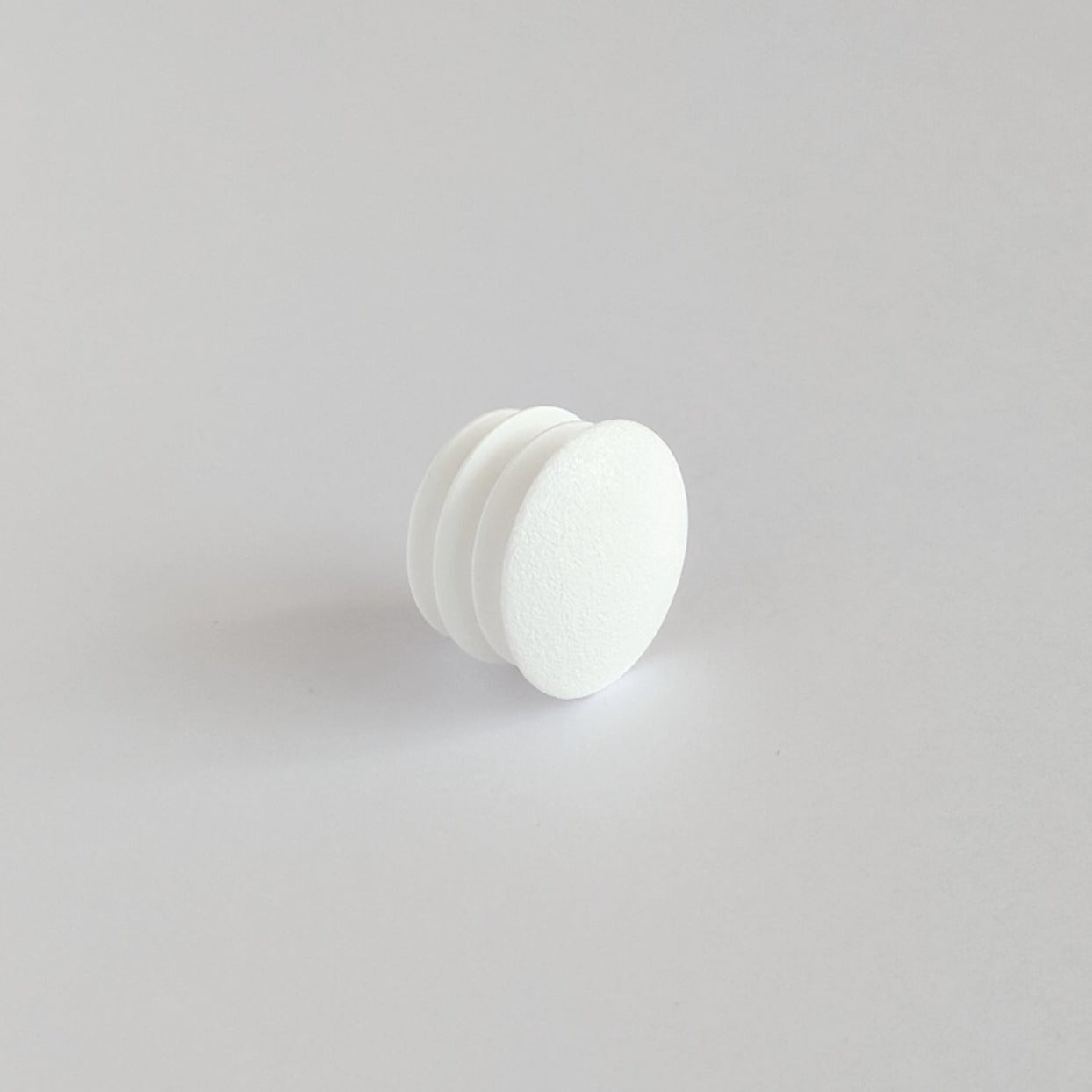 Thin Head Round Tube Insert 15mm White  | Made in Germany | Keay Vital Parts - Keay Vital Parts