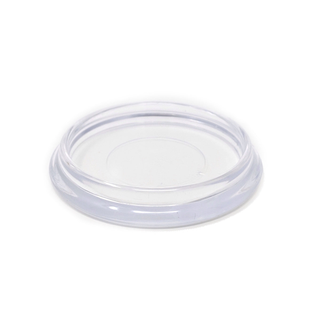 60mm Clear Round Furniture Leg Cups Floor Carpet Protector - Made in Germany - Keay Vital Parts