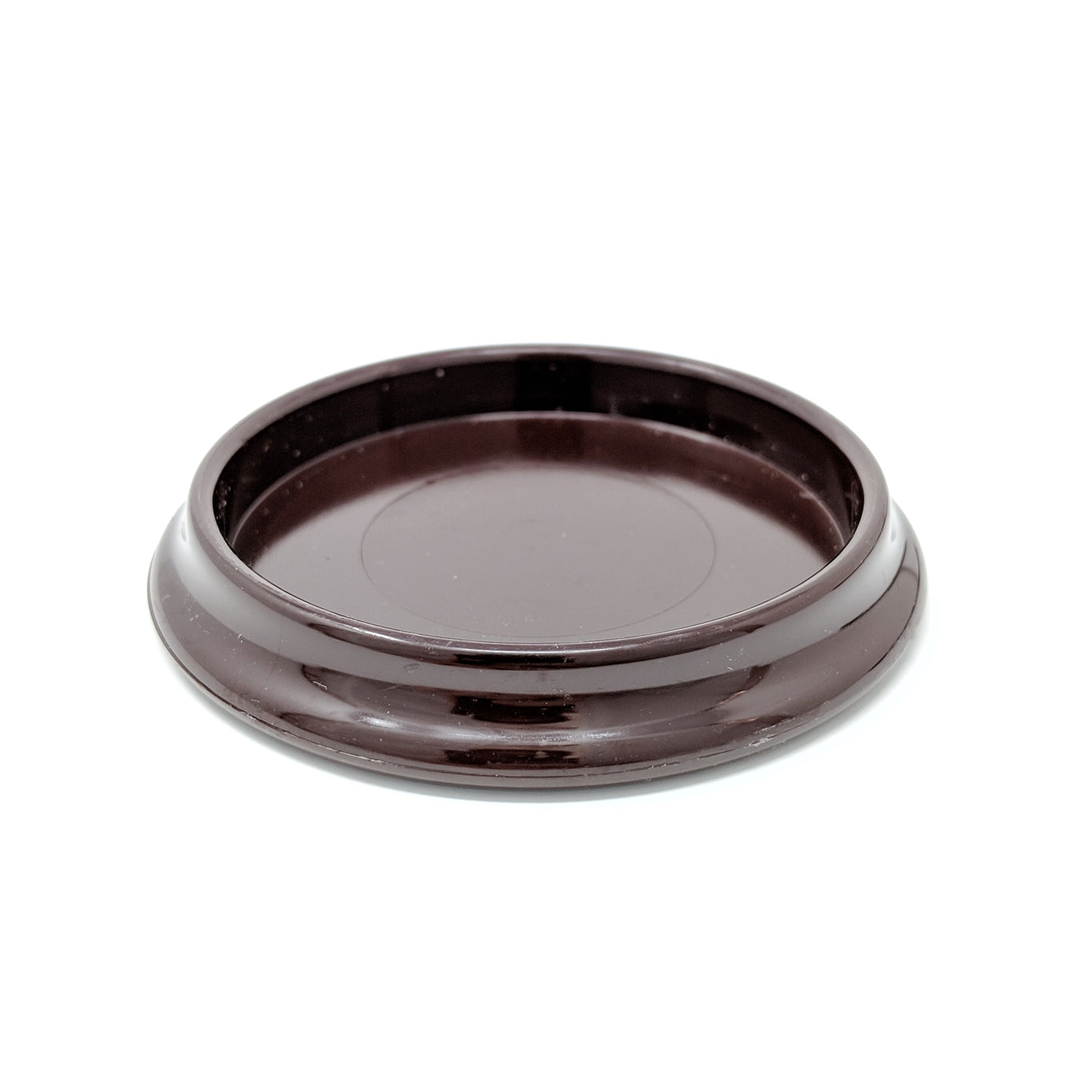 60mm Brown Round Furniture Leg Cups Floor Carpet Protector - Made in Germany - Keay Vital Parts