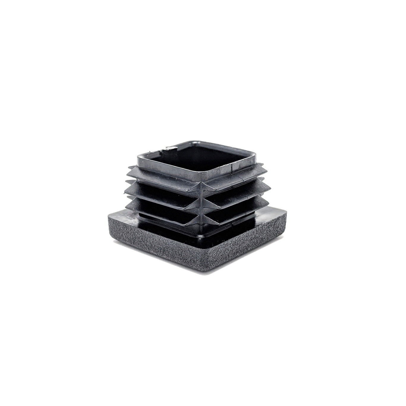 Square Tube Inserts 25mm x 25mm Black | Made in Germany | Keay Vital Parts - Keay Vital Parts