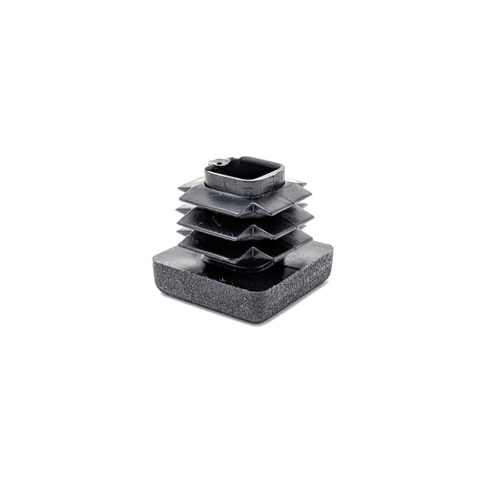 Square Tube Inserts 18mm x 18mm Black | Made in Germany | Keay Vital Parts - Keay Vital Parts