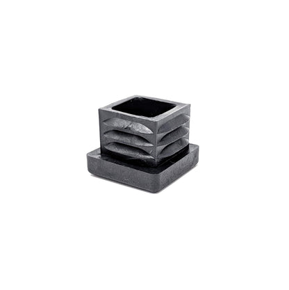 Square Tube Inserts 20mm x 20mm Black | Made in Germany | Keay Vital Parts - Keay Vital Parts