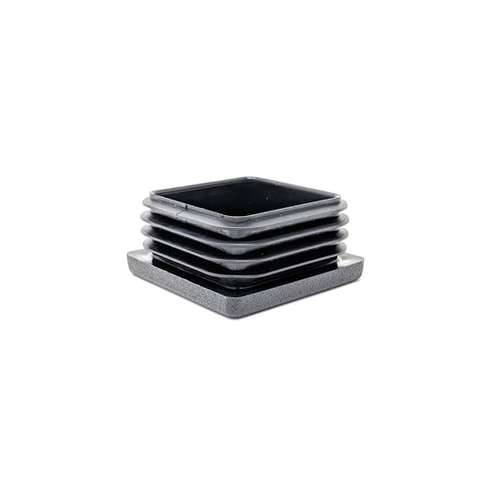Square Tube Inserts 40mm x 40mm Black | Made in Germany | Keay Vital Parts - Keay Vital Parts