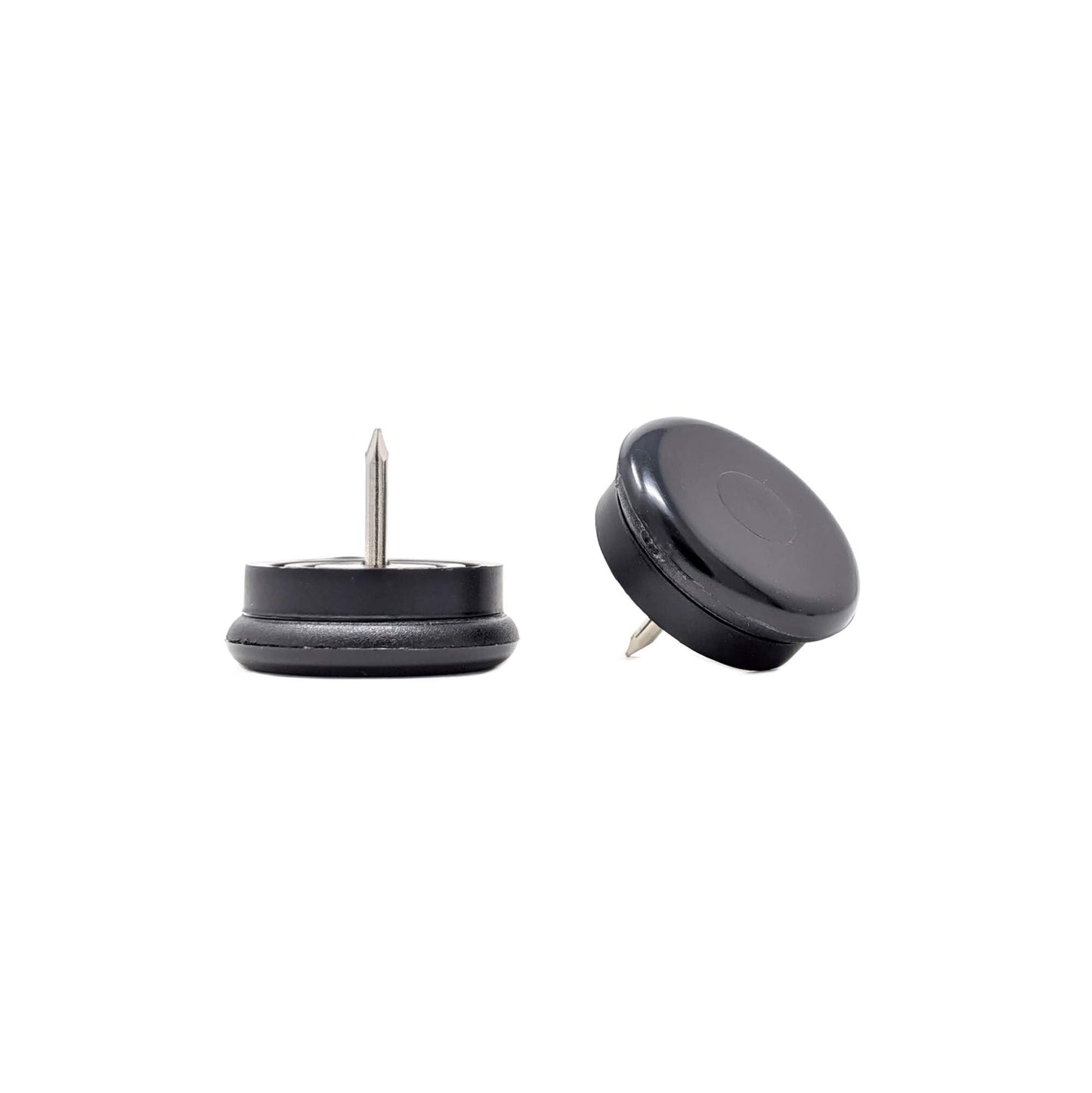 Nail-On Furniture Glides 30mm Black Nylon Base - Made in Germany